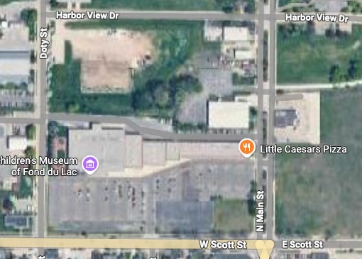 Fond du Lac Plaza aerial