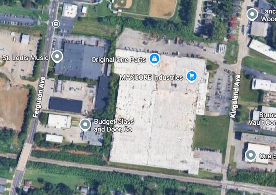 Aerial view of Kingsland Industrial Warehouse